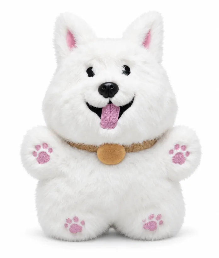 Chó bông samoyed màu trắng