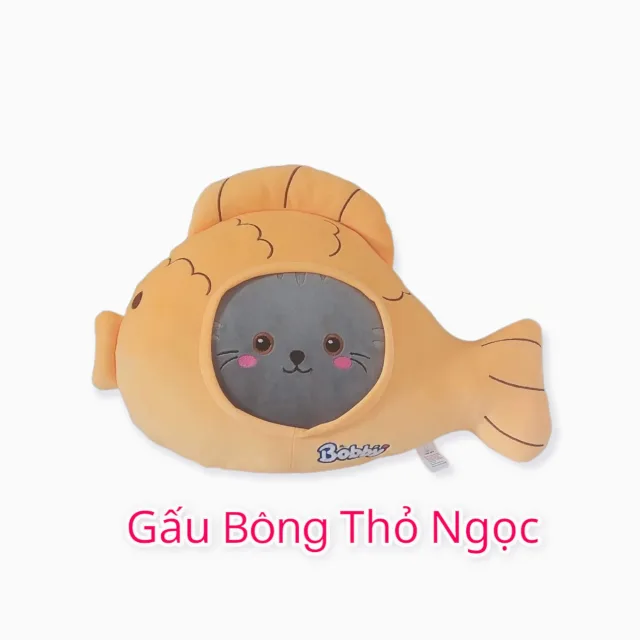 Gối bông hình cá vàng